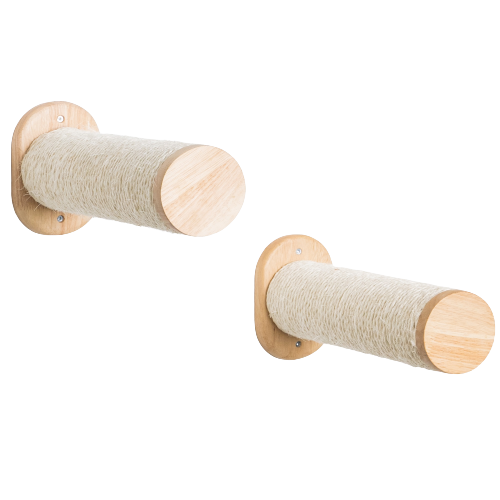 RHR Quality weiteres Katzenspielzeug RHR Quality RHRWandmöbel Wand Sisalstämmen Set creme
