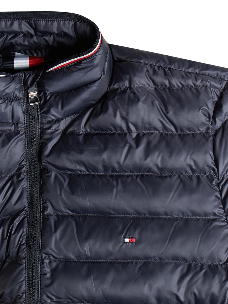 Steppjacke mit Stehkragen - wasserabweisend in marineblau