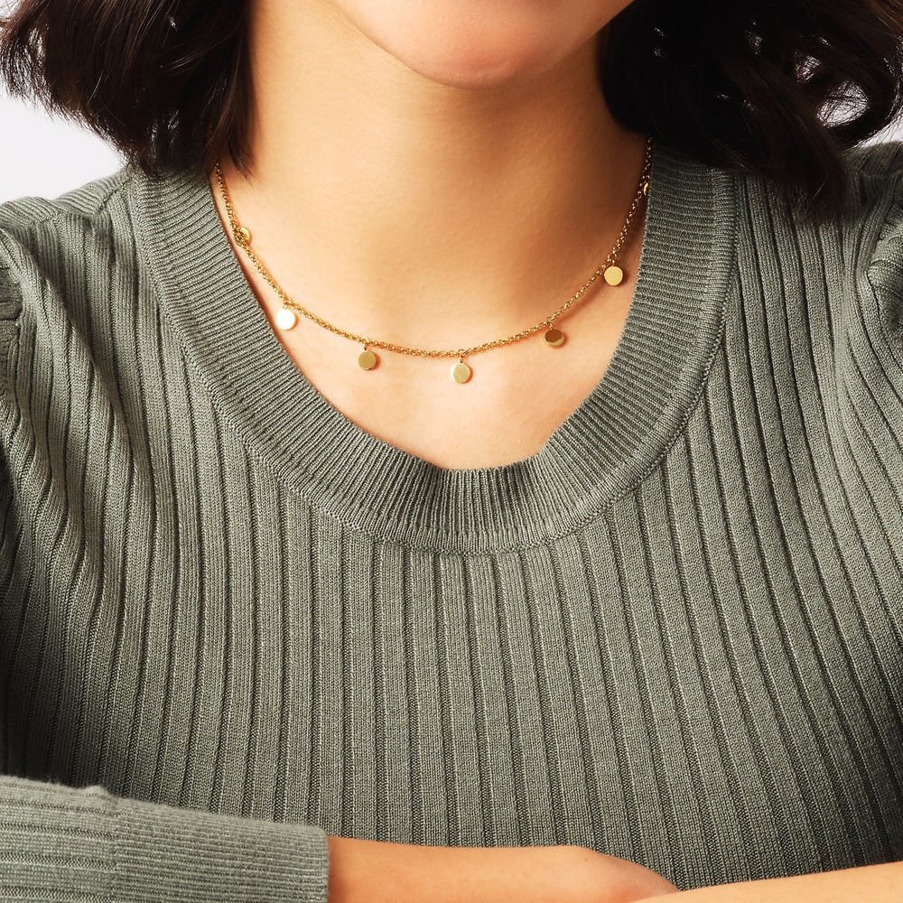 Esprit Chaînette Acier inoxydable collier