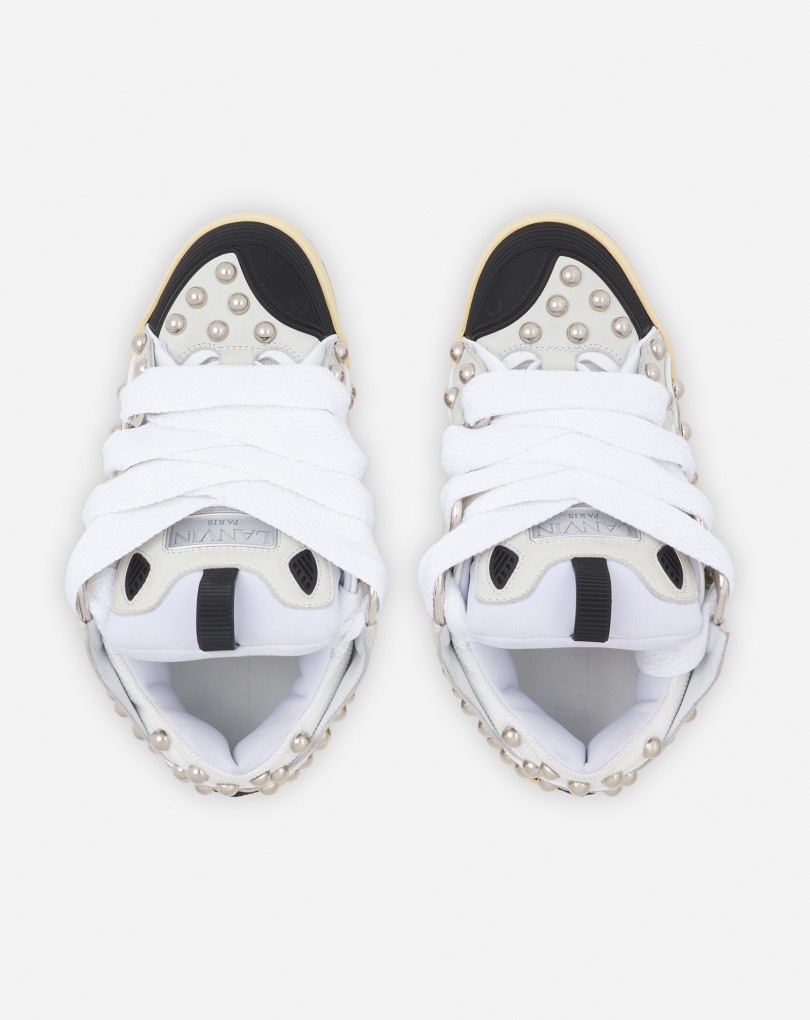 SNEAKERS CURB EN CUIR AVEC STUDS