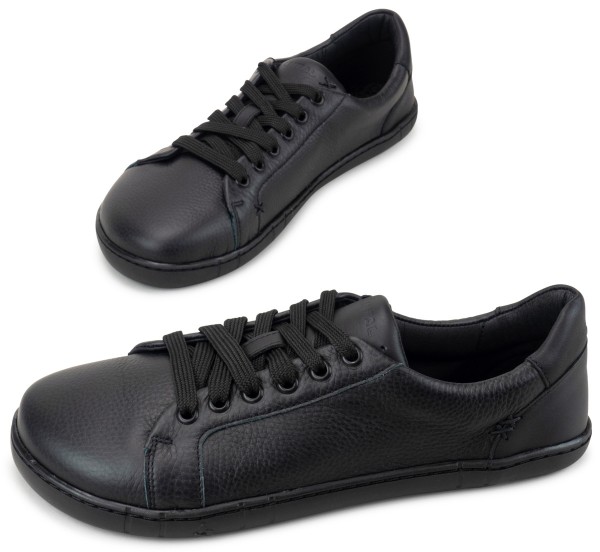 Antal ~ Camino Leder Sneaker ~ Schwarz