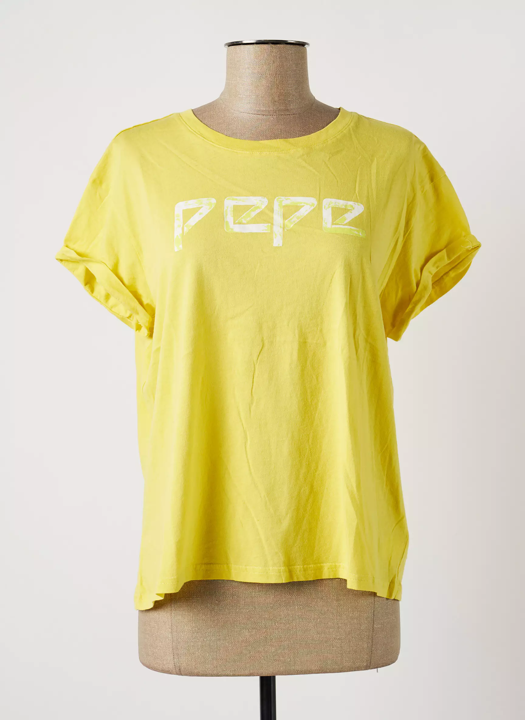 Pepe Jeans Tshirts Femme couleur jaune