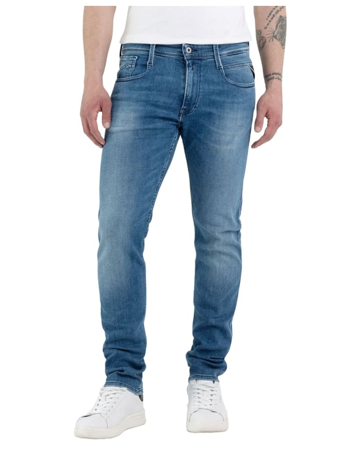 Replay Jeans Anbass slim in Blau günstig kaufen