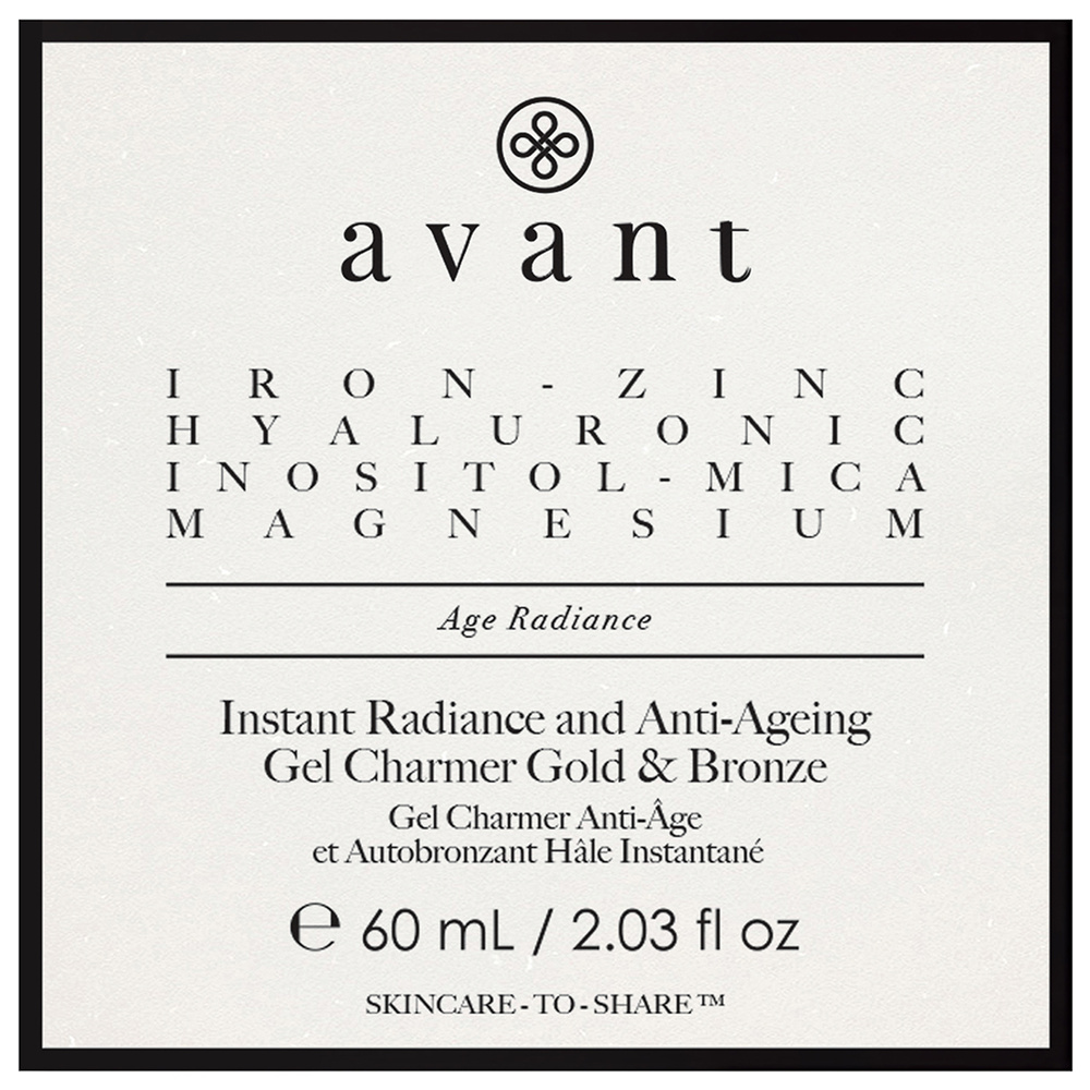 Avant Skincare Gel Charmer Anti-Âge et Autobronzant Hâle Instantané Hydratants et Mists