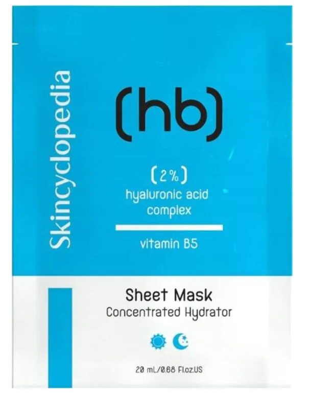 Skincyclopedia Hyaluron og Vitamin B5 Sheet Mask