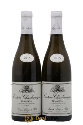 Corton-Charlemagne Grand Cru Simon Bize & Fils  2015 - Lot de 2 Bouteilles