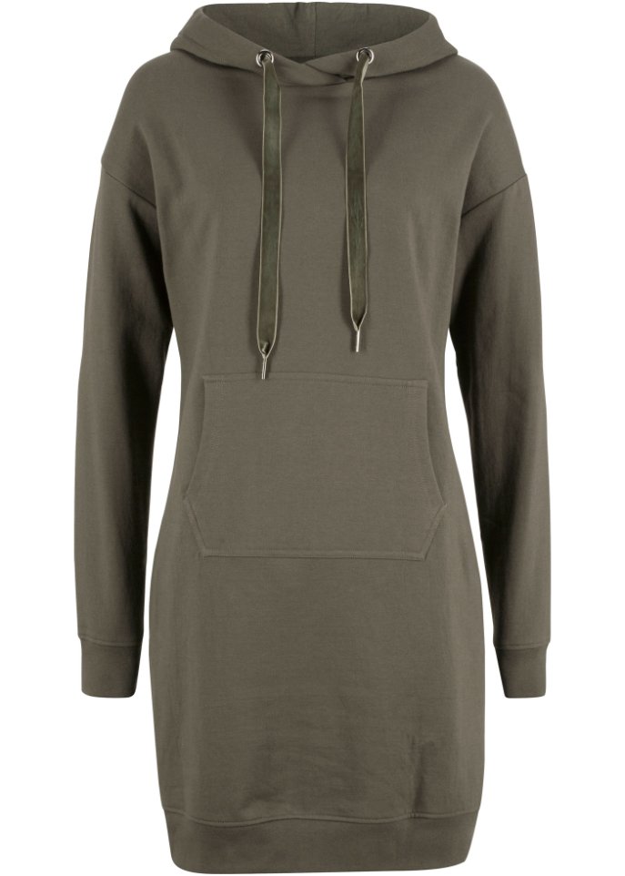 Sweatkleid mit Kapuze