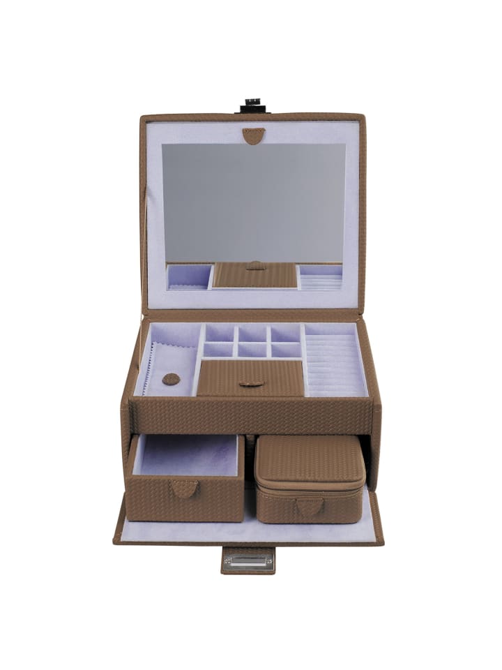Windrose Corbello Schmuckkoffer 21,5 cm in mocca günstig kaufen onesize