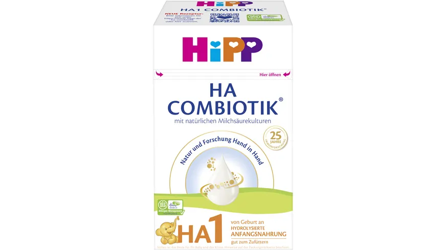 HiPP Milchnahrung HA Combiotik: HA1 Anfangsmilch 600 g