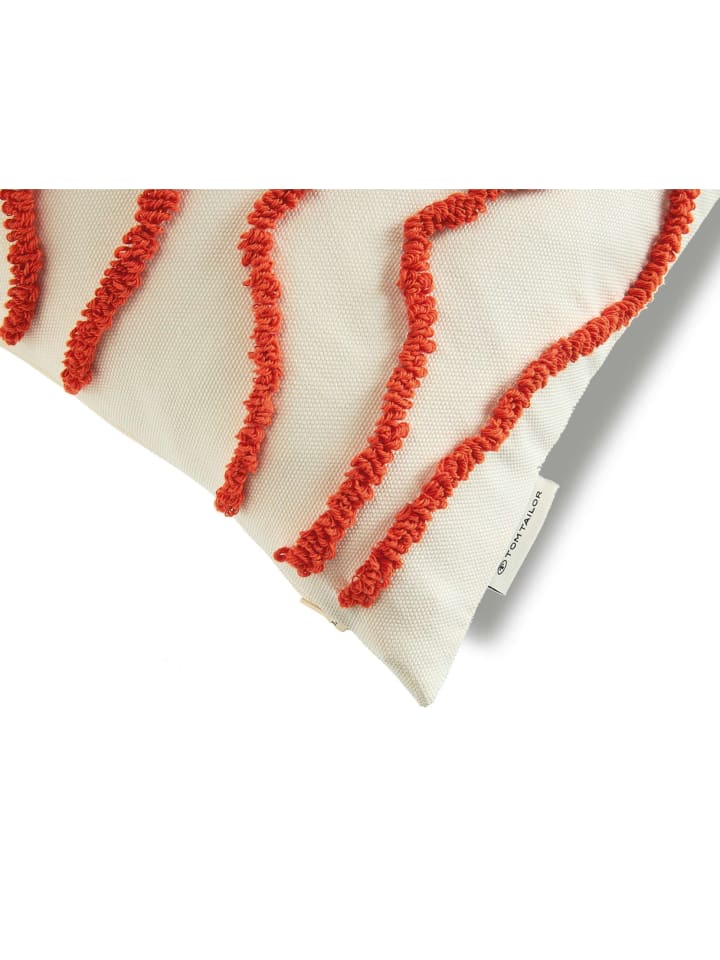Tom Tailor Zierkissenhülle WAVY in Orange günstig kaufen 45 x 45 cm