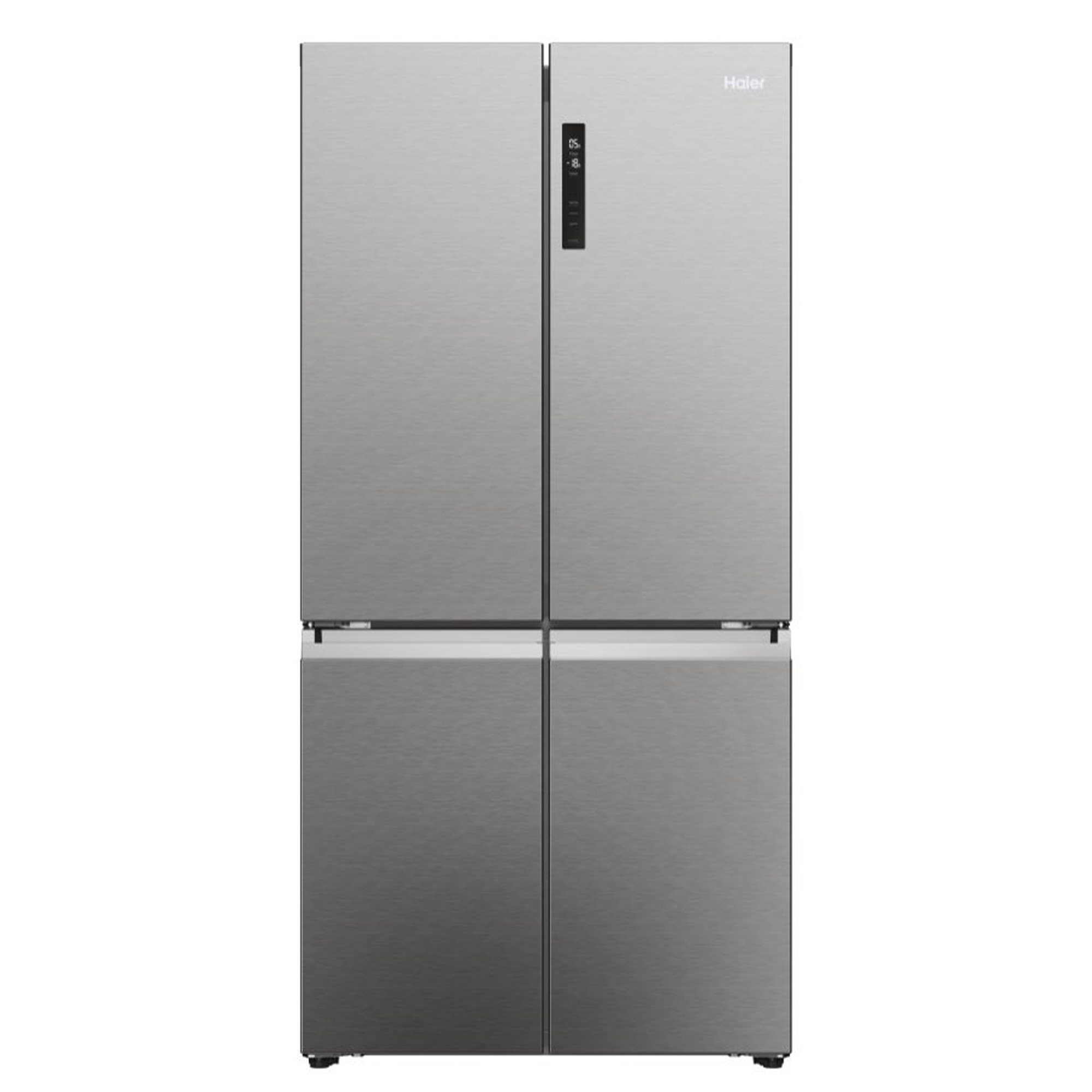 Haier Multi Door Edelstahlfront HCR5919ENMP, 190 cm hoch, 90,5 cm breit, Total No Frost, 55 cm Tief, Türdisplay, LED Beleuchtung