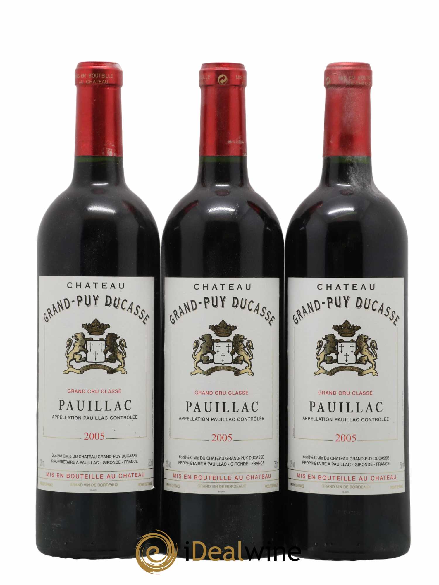 Château Grand Puy Ducasse 5ème Grand Cru Classé  2005 - Lot de 6 Bouteilles