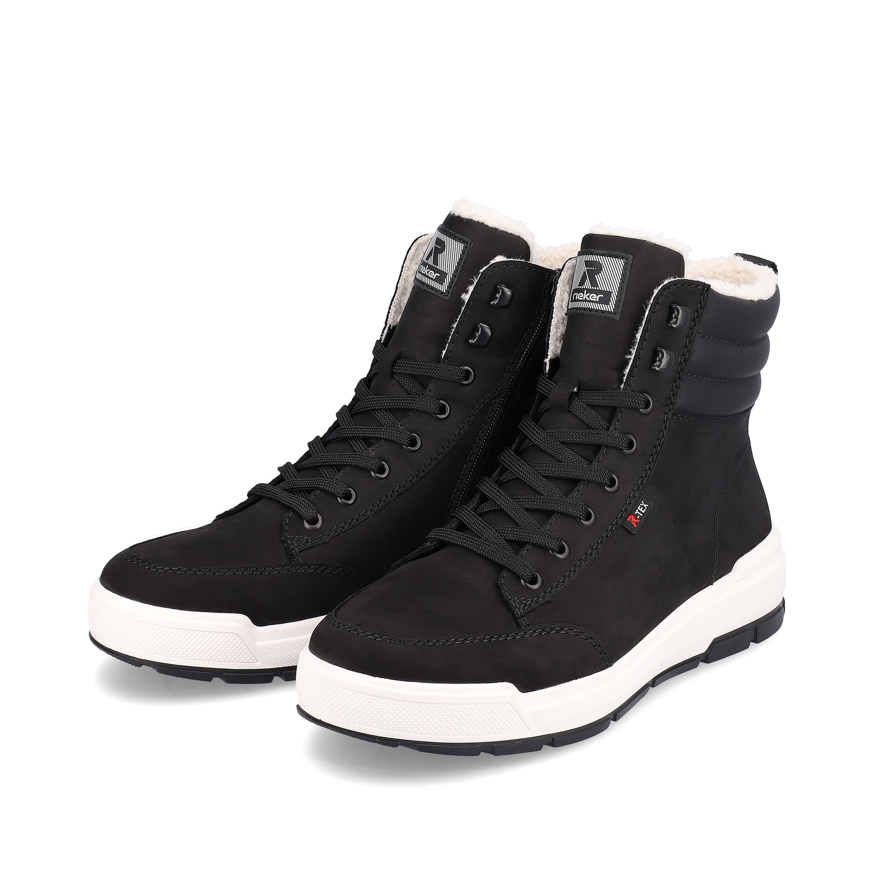 Rieker Herren Sneaker High steel black