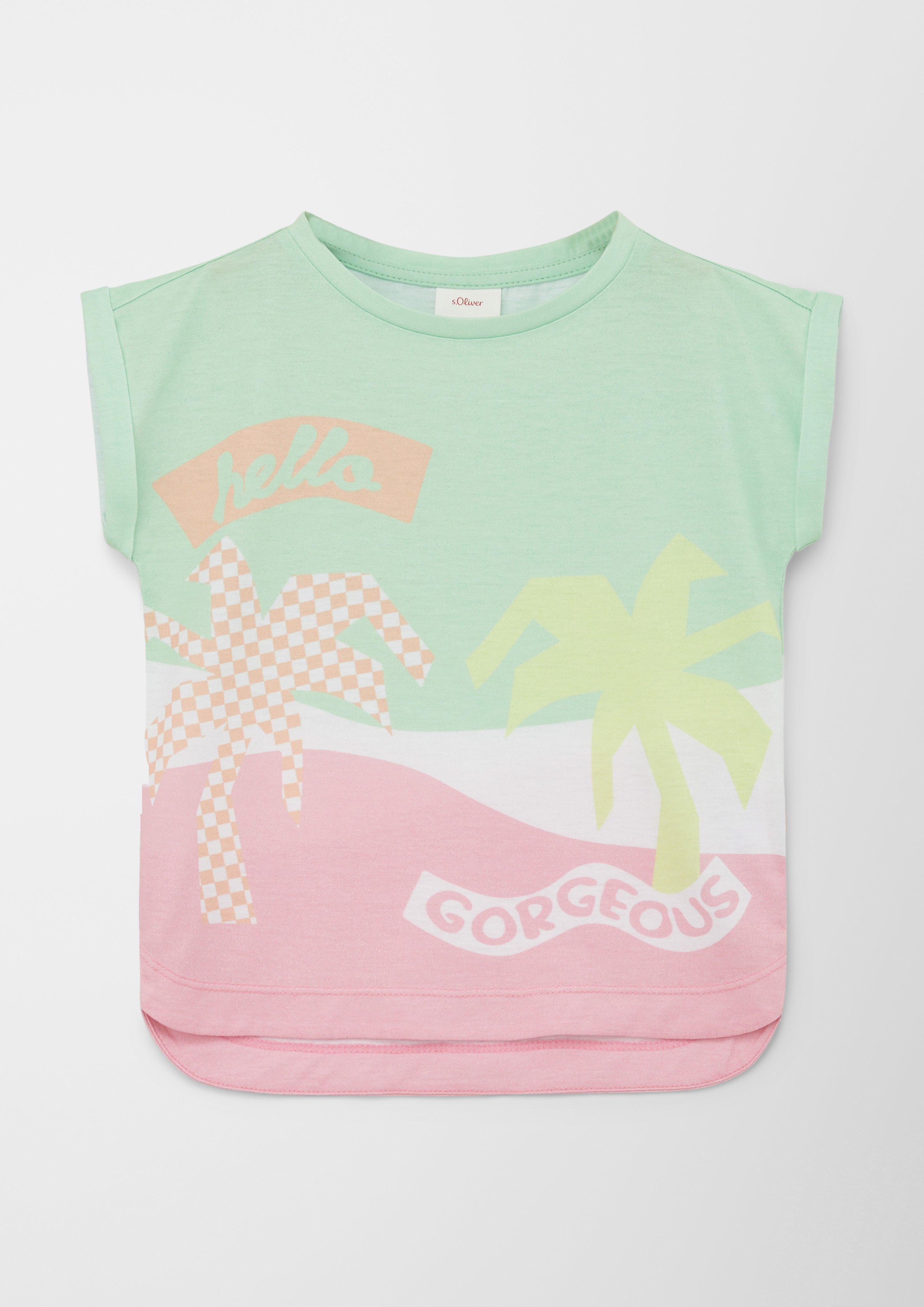 T-Shirt mit Allover-Print  2130574-73D0