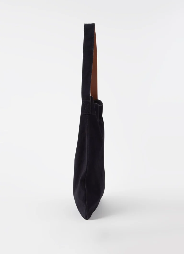 Gerard Darel suede lady shopper with removable pouch