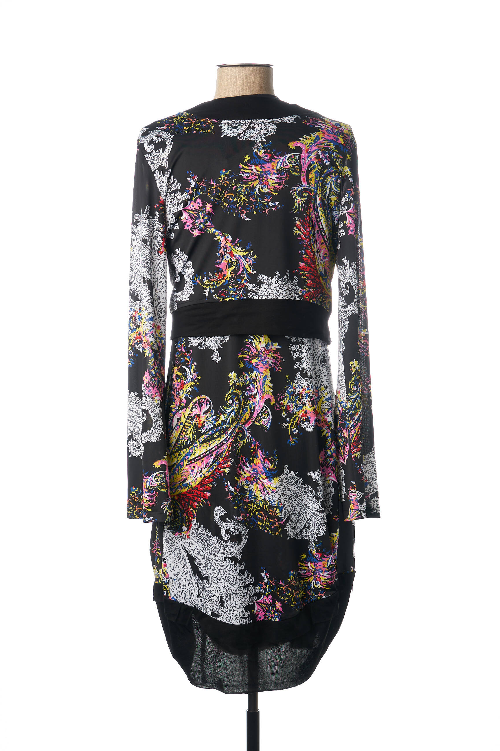 Double Jeu Ensembles Robe Femme couleur noir