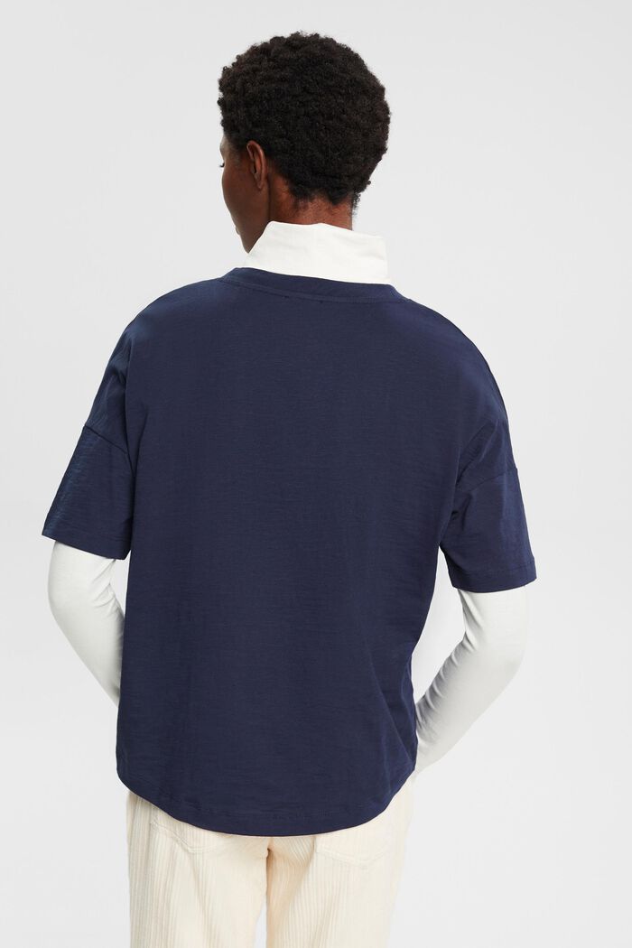 Baumwoll-T-Shirt mit geometrischem Print