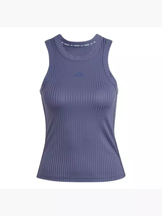 adidas All Gym Seasonal Rib Tight Fit Tonal 3-Streifen Tanktop
