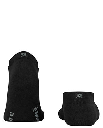 Burlington, Sneakersocken, Mikrofaser, schwarz
