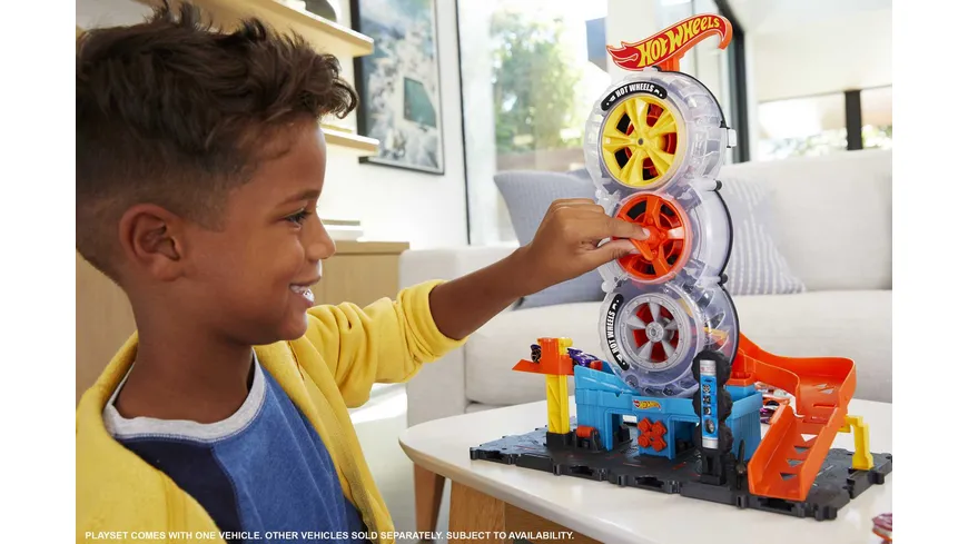 Hot Wheels City Super Tire Shop
