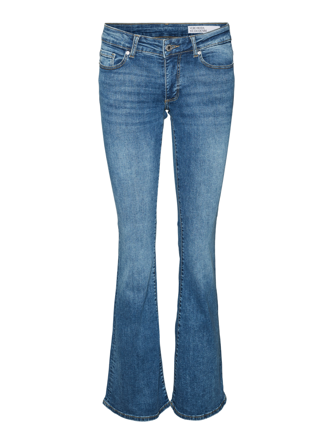 VMSIGI Niedrige Taille Ausgestellt Jeans