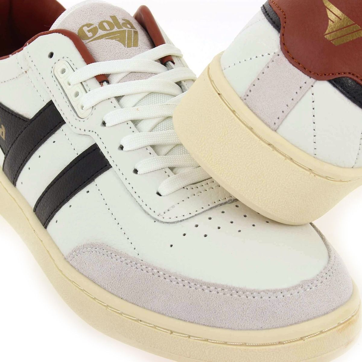 Gola  CONTACT LEATHER CMB261 - Blanc Noir