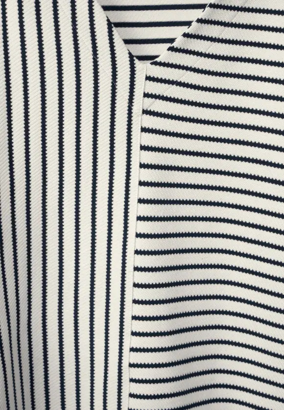 CECIL Strukturiertes Streifenkleid