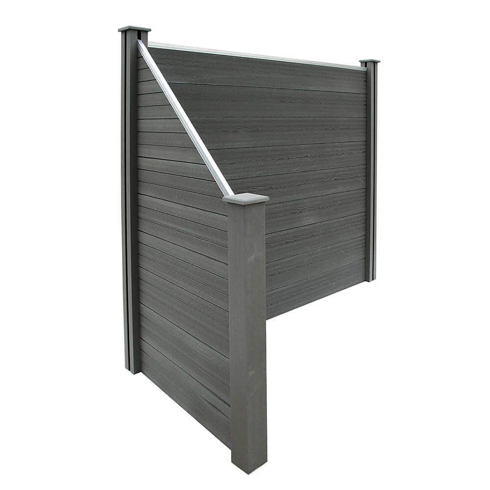 HOME DELUXE Sichtschutzelement WPC Sichtschutzzaun CALLADO