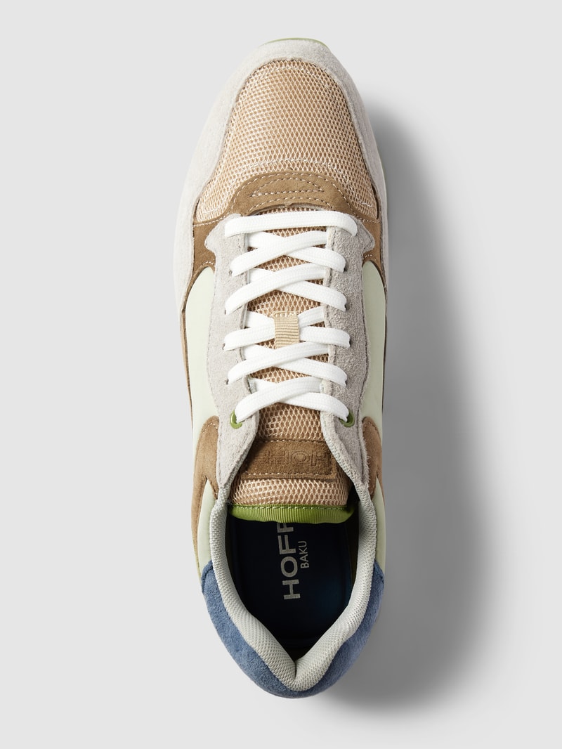 Sneaker im Colour-Blocking-Design Modell 'BAKU' in hellgrau