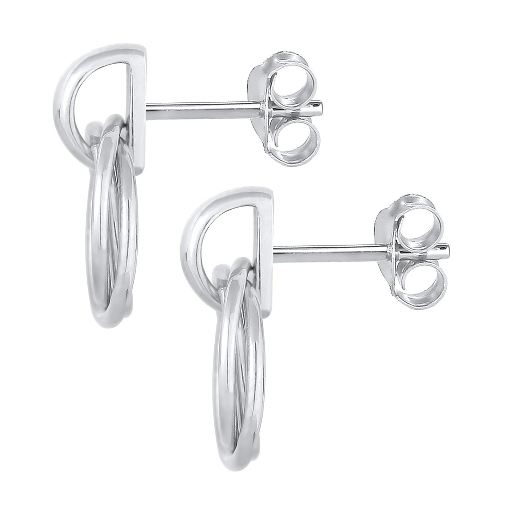 Elli Elli by Julie & Grace Elli Boucles d'Oreilles Clous d'oreilles pour femmes Circle Boucles d'oreilles