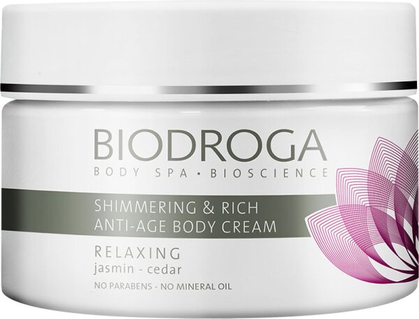 Biodroga Relaxing Shimmering & Rich Anti-Age Body Cream Körpercreme