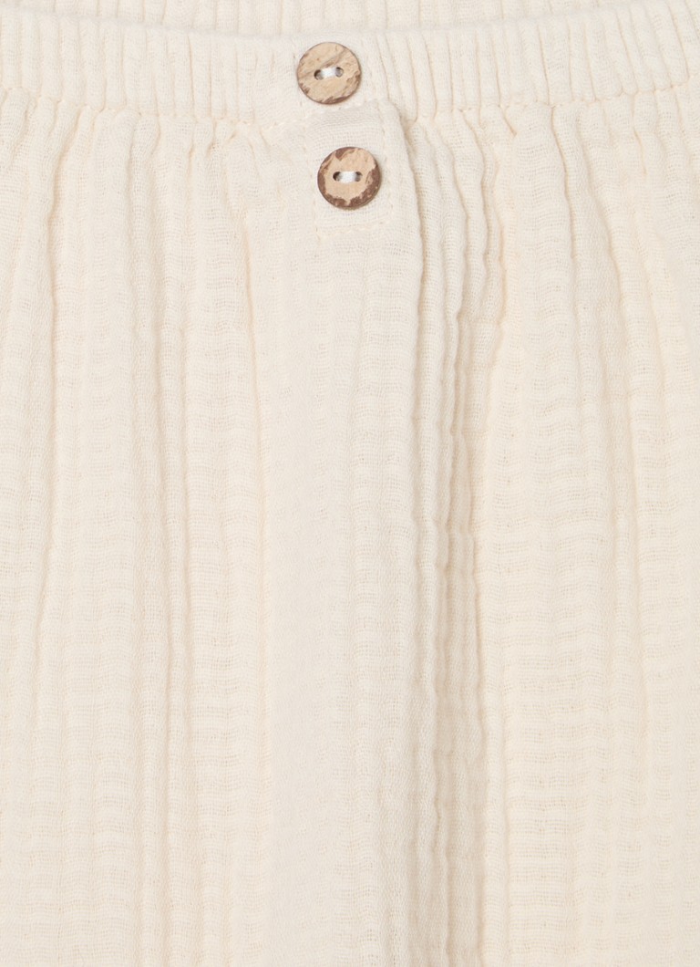 Pantaloni conici Play Up din bumbac organic