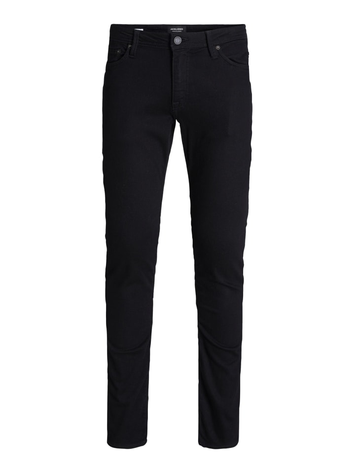 Jack & Jones Slim Fit Skinny Jeans JJIGLENN JJFELIX in Schwarz günstig kaufen