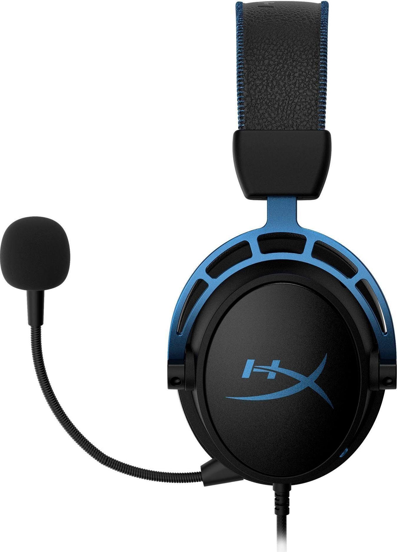 HyperX Cloud Alpha S Gaming-Headset (Mikrofon abnehmbar, Noise-Cancelling)