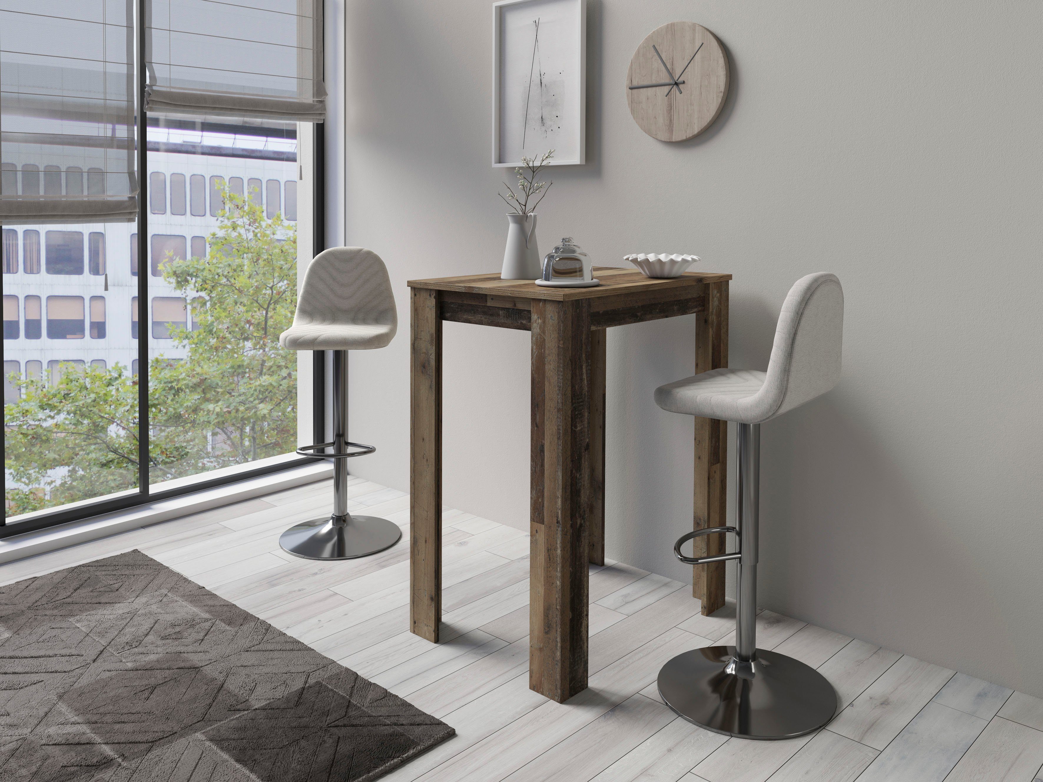 byLIVING Bartisch Nele, Höhe 104 cm, in verschiedenen Farben
