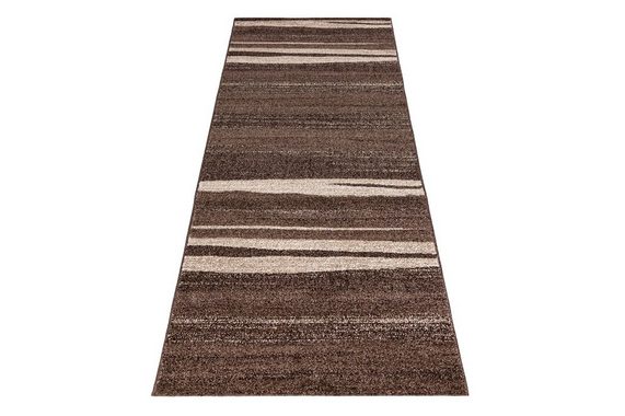 Läufer Läufer Flurläufer Modern für Vorzimmer, Küche - Braun, Mazovia, 70 x 100 cm, Kurzflor, Meterware, Höhe 10 mm, Kurzflor - niedrige Florhöhe