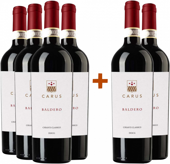 4+2 Paket Baldéro Chianti Classico DOCG trocken Bio - Carus