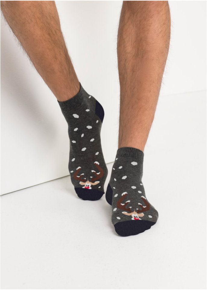 Kurzsocken Weihnachten (6er Pack) mit Bio Baumwolle