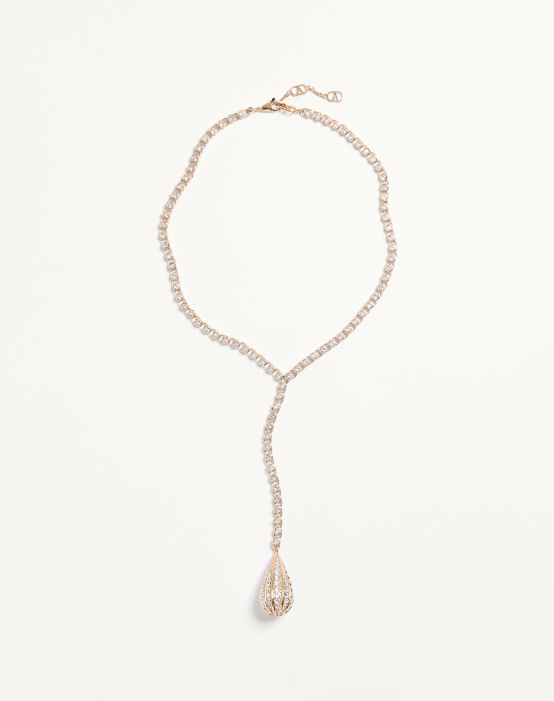 Colar Poetique Des Goutes em metal e cristais Swarovski®