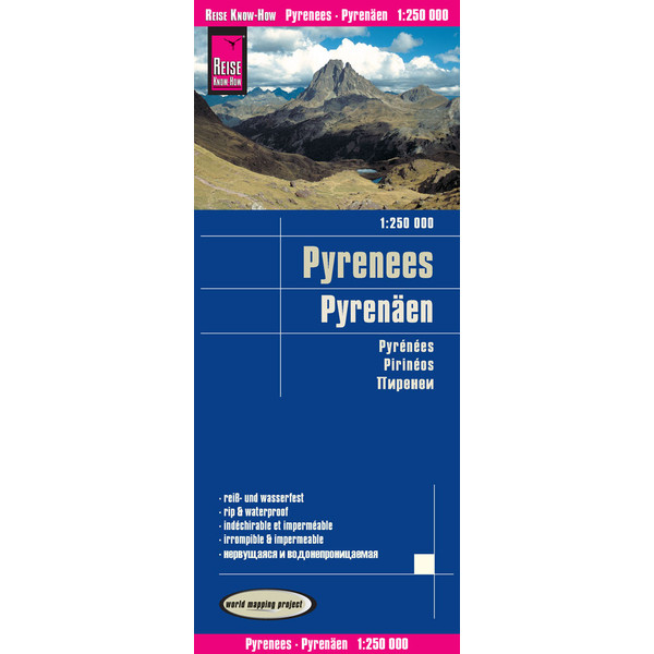 RKH WMP PYRENÄEN 1:250 000 - Straßenkarte