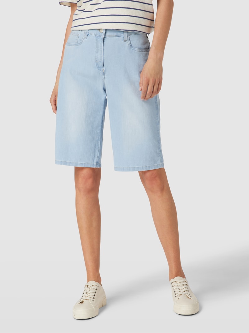 Bermudas im 5-Pocket-Design Modell 'GRETA' in hellblau