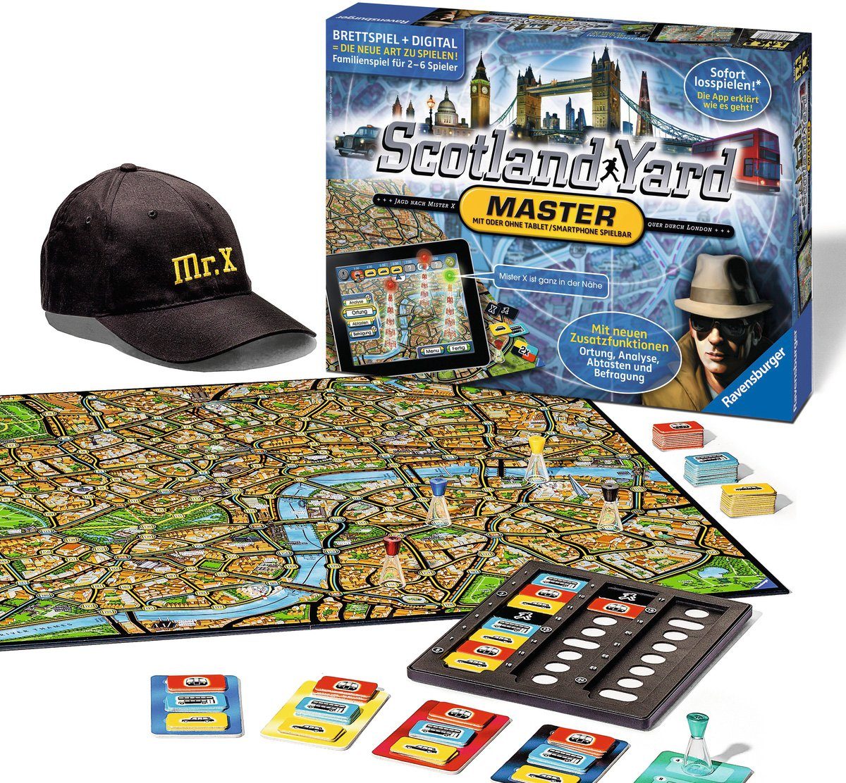 Ravensburger Spiel, Scotland Yard - Master, Made in Europe, FSC® - schützt Wald - weltweit