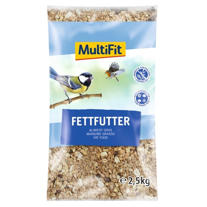 MultiFit Wildvogelfutter MultiFit Fettfutter 2,5 kg