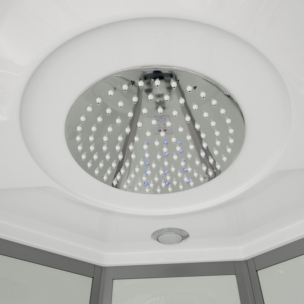 Home Deluxe Duschkabine WHITE PEARL - ca. 90 x 90 cm
