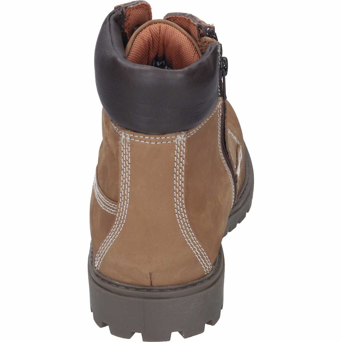 MANITU Schnür-Stiefeletten braun