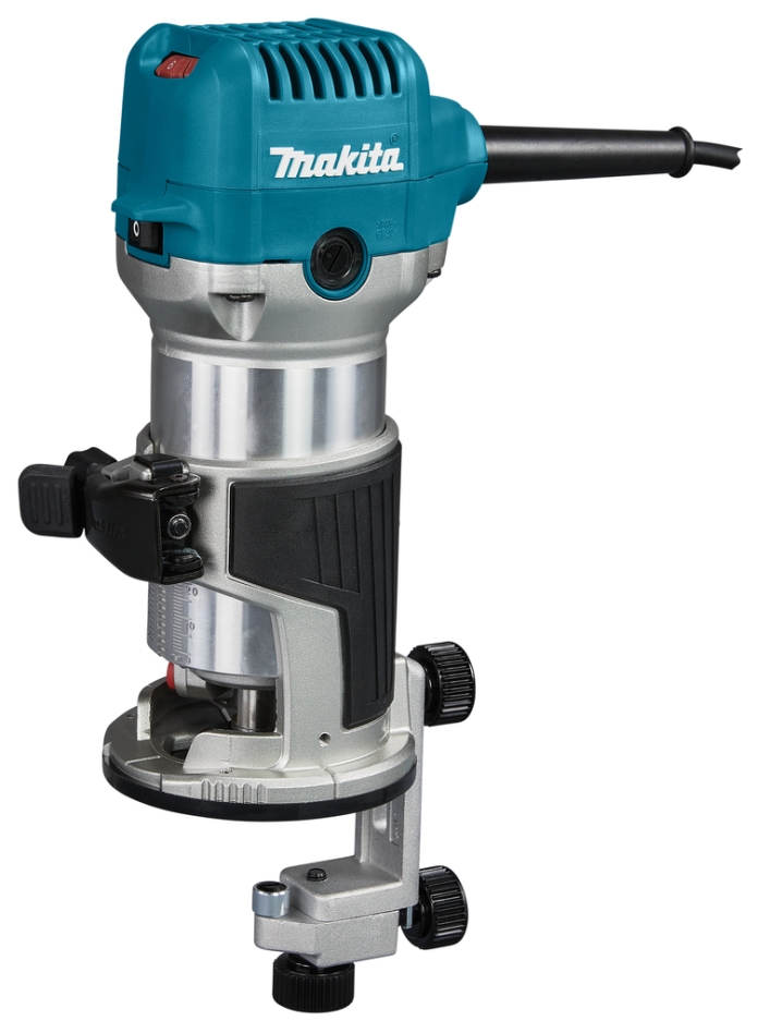 Makita RT0702CX3J kantfres med diverse føtter i Mbox