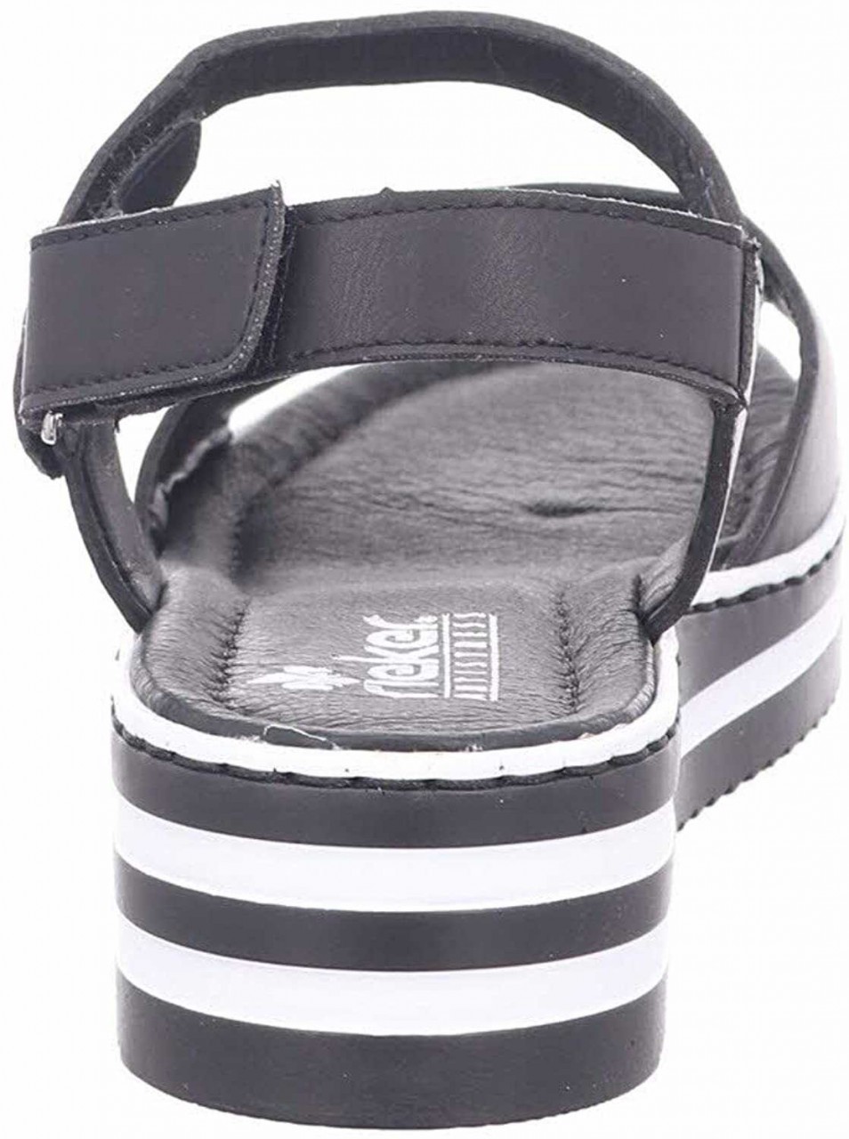 RIEKER Keilsandalen schwarz Luzern