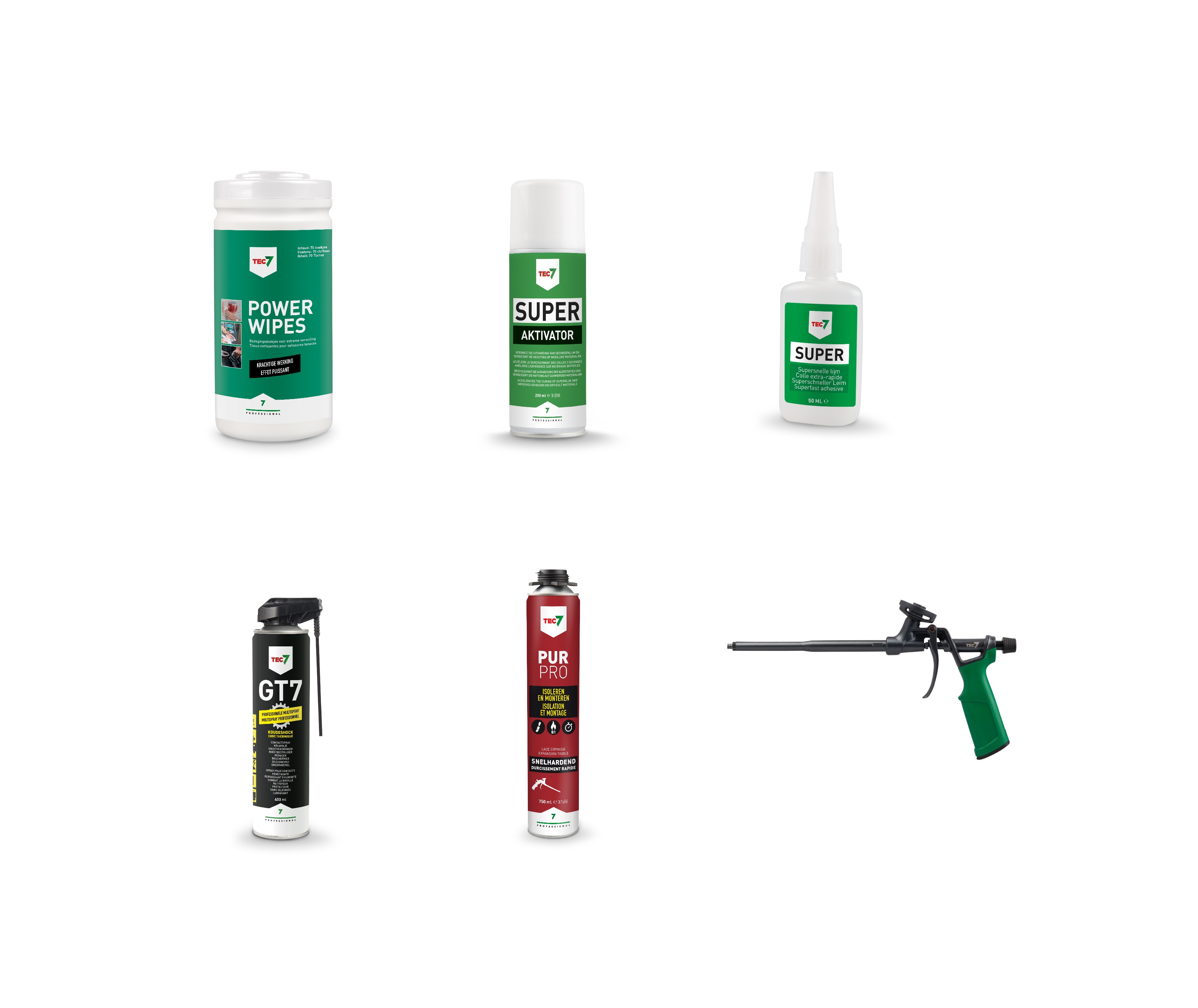 Kit di avviamento TEC7 TEC7PURTN da 6 pezzi