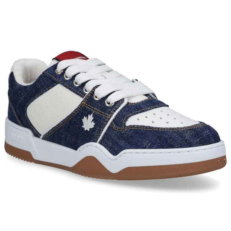 Dsquared2 - Sneaker low SPIKER Kalbsleder Denim - blau