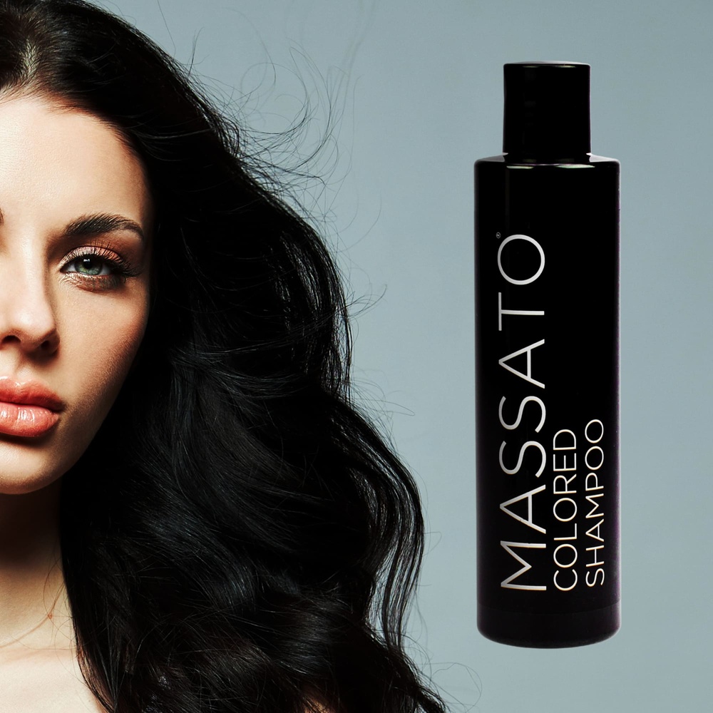 Massato Shampoing Raviveur Couleur Noir Shampoing couleur